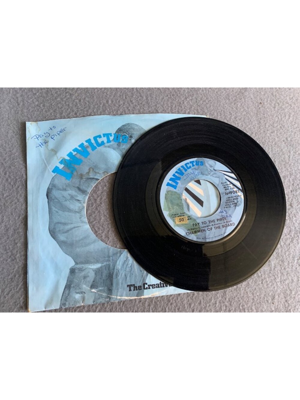 Chairmen of The Board 7" Vinyl 45 RPM "Give Me Just A Little More Time" & "Since